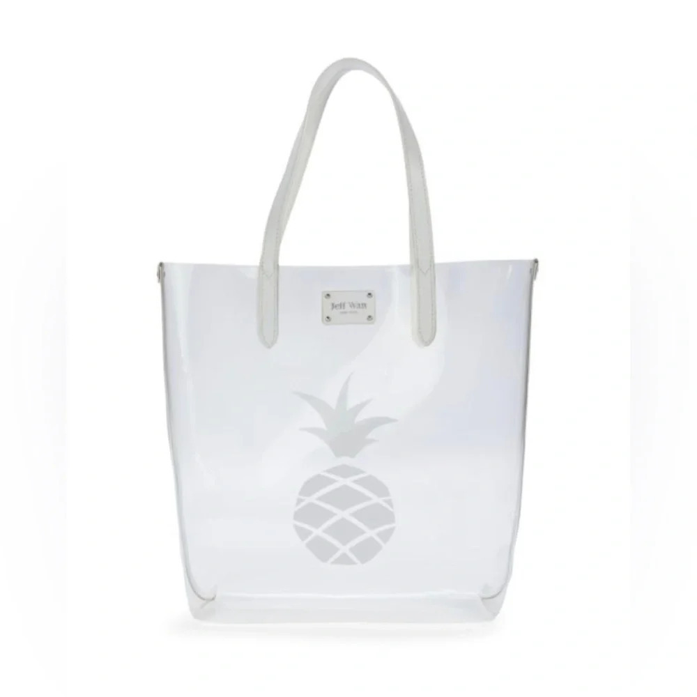 ! NWT JEFF WAN Bazar Pine PVC Tote